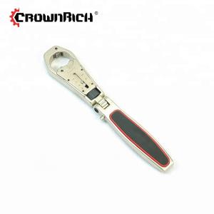Multi-purpose ratchet adjustable head socket wrench